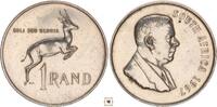 South Africa 1 rand 1967 XF, cleaned