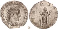 Roman Empire Antoninianus Trebonianus Gallus, PIETAS AVGG, Pietas standing -