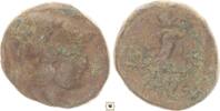 Greek - Kings of Macedon AE 18mm Antigonos Gonatas, Head of Athena / Pan Erecting Trophy -