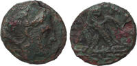 Greek - Kings of Macedon AE 17mm Perseus, Head of Perseus / Eagle -