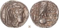 Greek AR tetradrachm 126/5 BC Cicada -