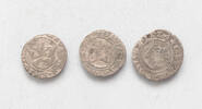 Poland 1/2 groschen 3pcs lot of Louis II., Schweidnitz -