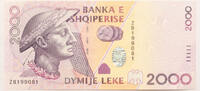 Albania 2000 leke -