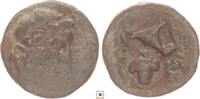 Greek AE 17mm Mysia, Head of Priaposs Kantharos -