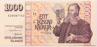 Iceland 1000 kronur -