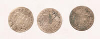 Germany-Würzburg Bistum schilling 3 pcs lot, Franz Ludwig von Erthal, Georg Karl von Fechenbach -