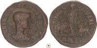 Roman Empire AE sestertius Hostilian, Viminacium ANXII -