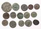 Roman Empire follis, maiorina, centenionalis 15 pcs lot of roman bronze coin -