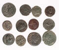 Roman Empire follis, maiorina, centenionalis 12 pcs lot of roman bronze coin -