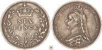 UK /Great Britain/ 6 pence Victoria -