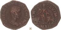 Roman Empire AE sestertius Herennius Etruscus, Viminacium -