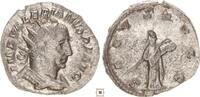 Roman Empire Antoninianus Valerian I., SALVS AVGG, Salus standing -