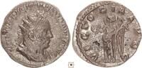 Roman Empire AR Antoninianus Valerian I., VICTORIA AVGG, Victory standing -