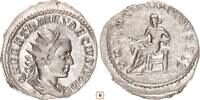 Roman Empire AR Antoninianus Herennius Etruscus, PRINCIPI IVVENTVTIS, Apollo seated -