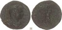 Roman Empire AE As Caracalla, PM TR P XVI COS IIII PP, Mars standing, captive at feet -