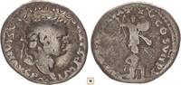 Roman Empire AR denarius Titus, Judaea capta issue, Jewish captive kneeling, R! -