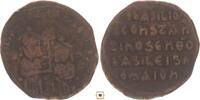 Byzantine Empire follis Basil I. the Macedonian with Constantine, Constantinople -