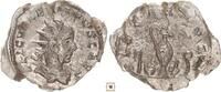 Roman Empire Antoninianus Valerian II. as Caesar, PIETAS AVGG, Priestly implements -