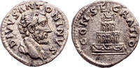 Roman Empire denar Divus Antoninus Pius, Consecratio -