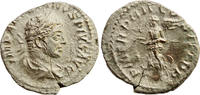 Roman Empire AR Denarius Elagabalus, Victory -