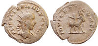 Roman Empire AR Antoninianus Valerian II., Jupiter seated on amalthean goat -