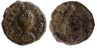 Roman Empire AE4 Aelia Flaccilla, Victory seated -