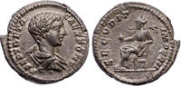 Roman Empire AR Denarius Geta as Caesar, Secvritas -