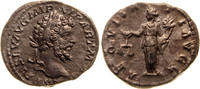 Roman Empire AR Denarius Septimius Severus, Aequitas -