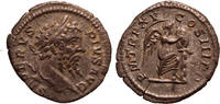 Roman Empire AR Denarius Septimius Severus, Victoria -
