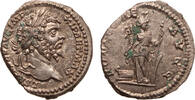 Roman Empire AR denarius Septimius Severus, Fortuna -