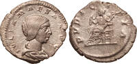 Roman Empire AR denarius Julia Maesa, Pudicitia -