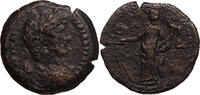 Roman Provincial AE diobol Hadrian, Egypt, Alexandra, Tyche standing -