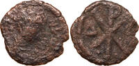 Byzantine Empire pentanummium Justin I., Constantinople, R! -