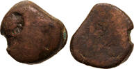 Greek AE 18 Olbia,Radiate head of Helios, Apollo / eagle on dolphin?, W. Countermark -