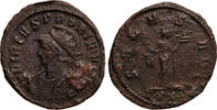 Roman Empire Antoninianus Probus, Helmeted Bust/Salus standing, Ticinium -