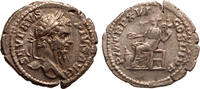 Roman Empire AR denarius Septimius Severus, Salus -