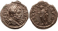 Roman Empire AR denarius Septimius Severus, Felicitas -