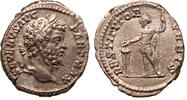 Roman Empire AR denarius Septimius Severus, Restitvtor Vrbis, Emperor sacrificing -