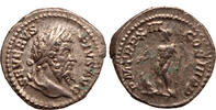 Roman Empire AR denarius Septimius Severus, Jupiter -
