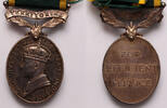 United Kingdom efficiency medal 7599188 PTE. W.F.Booth. R.P.C -