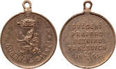 Bohemia medal Flag Consecration of Butchers in Prague -