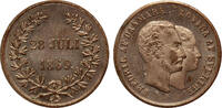 Denmark marriage medal Crown Prince Frederick and Louisse of Sweden, silvered bronze -
