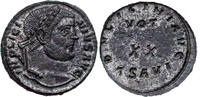 Roman Empire Follis Licinius I., Thessalonica, fully silvered -