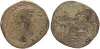 Roman Empire AE dupondius Lucius Verus, Fort Red, Fortuna seated -