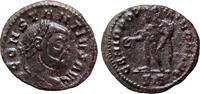 Roman Empire 1/2 follis Constantius I. Chlorus as Augustus, Genius, Siscia -