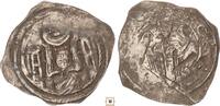 Austria friesacher pfennig Eberhard II., Engelsbrustbild zwischen zwei türmen -