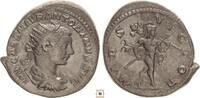 Roman Empire AR antoninianus Caracalla, Mars advancing right -
