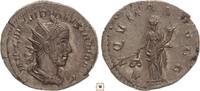 Roman Empire AR antoninianus Volusian, Aequitas standing -