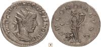 Roman Empire AR antoninianus Volusian, Concordia standing -