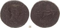 Roman Empire quadrans Trajan, She-wolf -